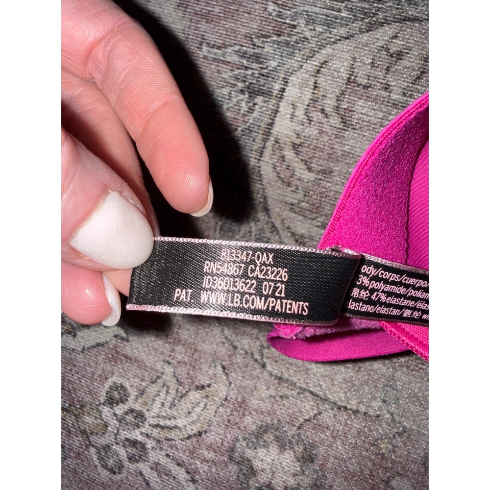 Victoria's Secret Knockout Front-Close Sport Bra Pink Strappy Back Size 36B NEW - Picture 7 of 7